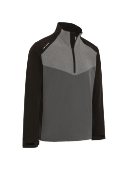 Callaway Mens 1/2-Zip Wind Jacket - Caviar