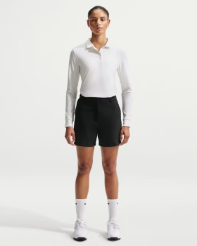Nike Womens Dri-Fit Victory LS Polo - White