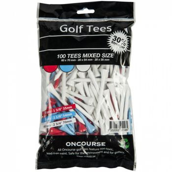 Golf Tees Mix - 100 st