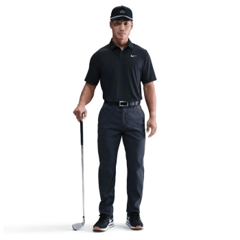 Nike Mens Dri-Fit Velocity Solid Polo Shirt - Black