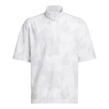 Adidas Mens Go-To DWR SS 1/2 Zip - White