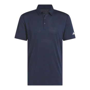 Adidas Mens Ultimate365 Micro Texture Polo - Navy