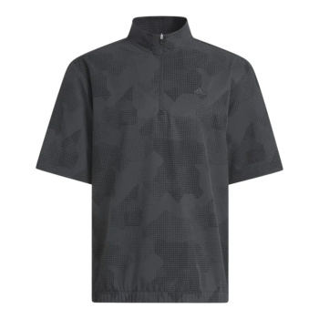 Adidas Mens Go-To DWR SS 1/2 Zip - Black