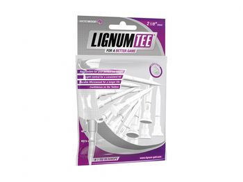 Lignum Tee 53mm White - 16-Pack
