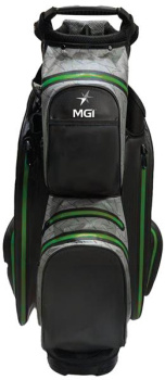 MGI Dri Play Cartbag - Black/Green