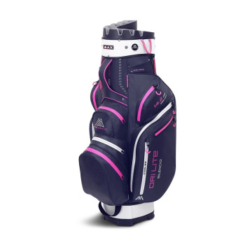 Big Max Dri Lite Silencio 2 Cartbag - Steel blue/Fuchsia