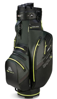 Big Max Aqua Silencio 4 Cartbag - Forrest Green/Lime