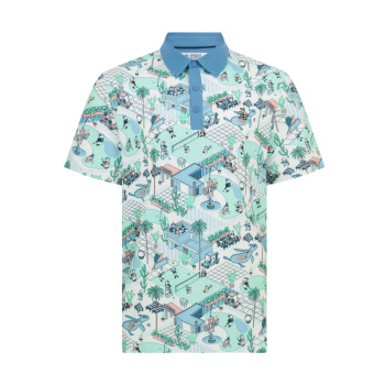 Original Penguin Mens Palm Springs Polo Shirt - Bright White