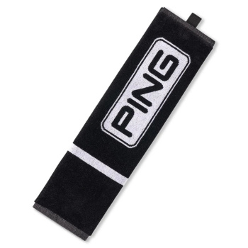 Ping Trifold Towel 2026 - Black/White