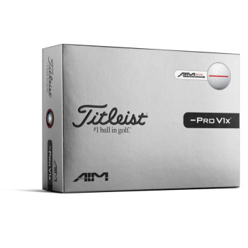 Titleist 2026 Pro V1x Left Dash Performance Align - Red Line