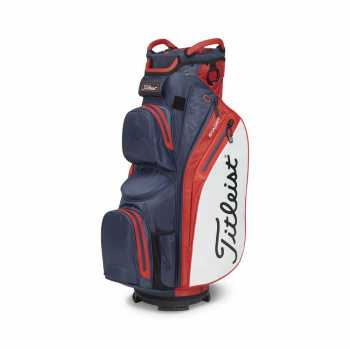 Titleist Cart 14 StaDry Bag 2023 - Navy/White/Red