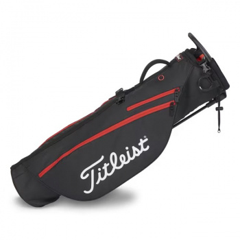 Titleist Premium Carry Bag - Black/Black/Red