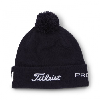 Titleist Tour Pom Pom Beanie - Navy/White