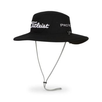 Titleist Tour Aussie Hat 2024 - Black/White