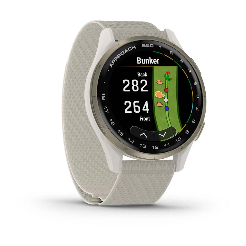 Garmin Approach S50 - Ivory Cream Gold