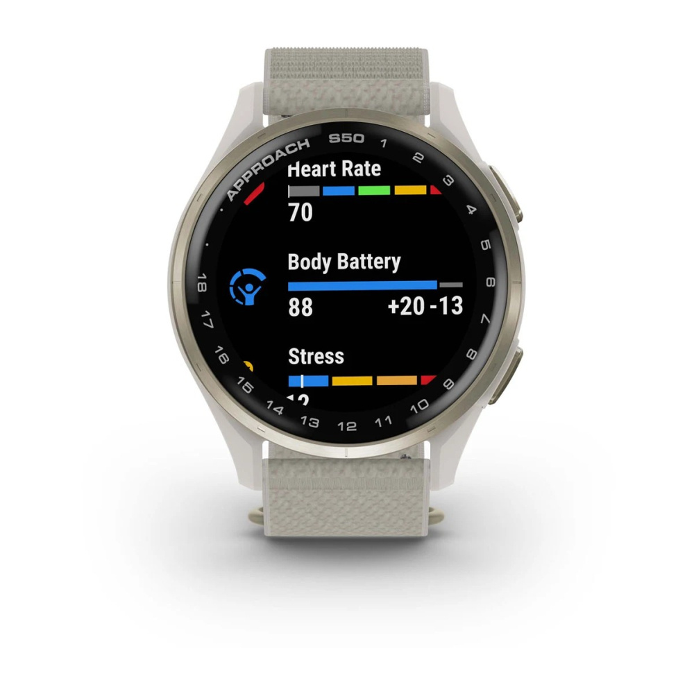 Garmin Approach S50 - Ivory Cream Gold
