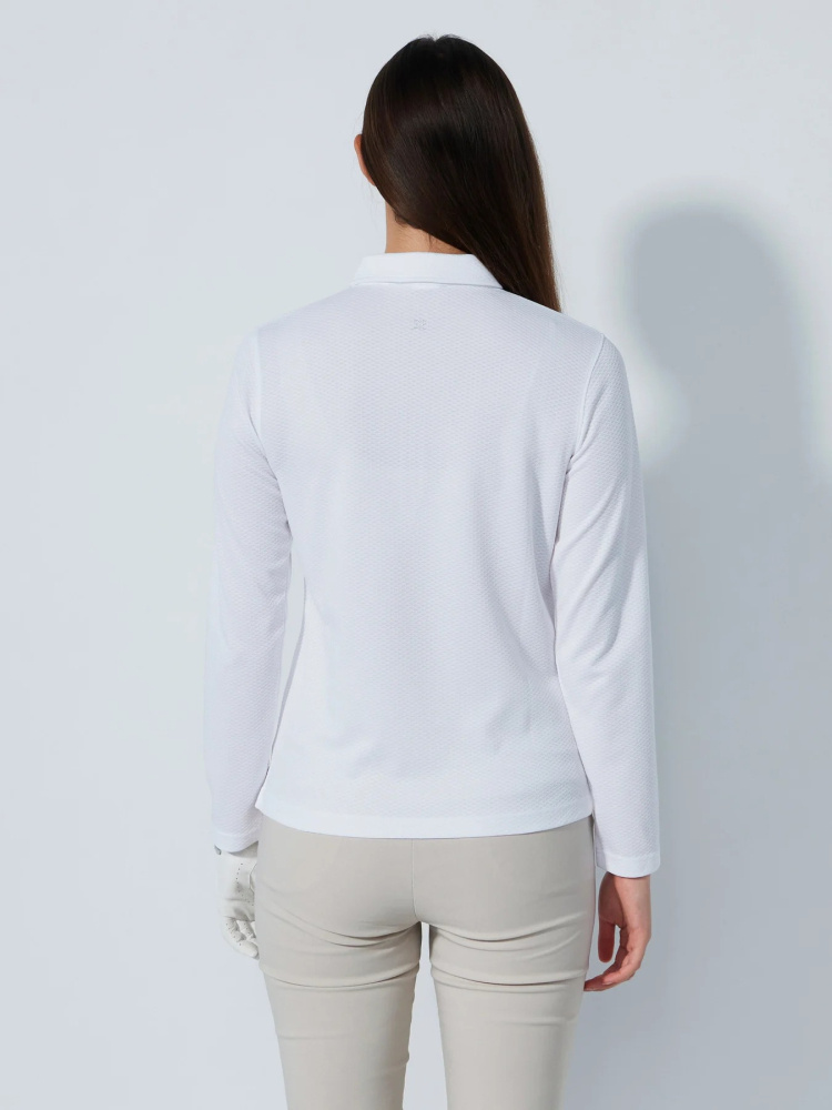 Daily Sports Peoria LS Polo Shirt - White