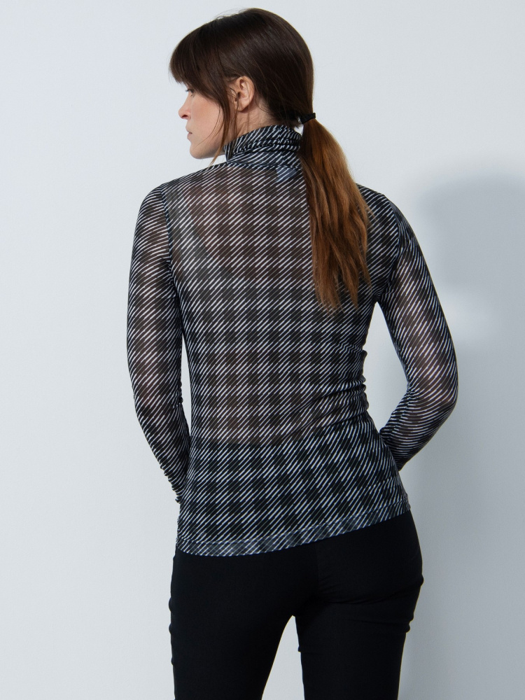 Daily Sports Barrie Long-Sleeved Roll-Neck Polo - Black