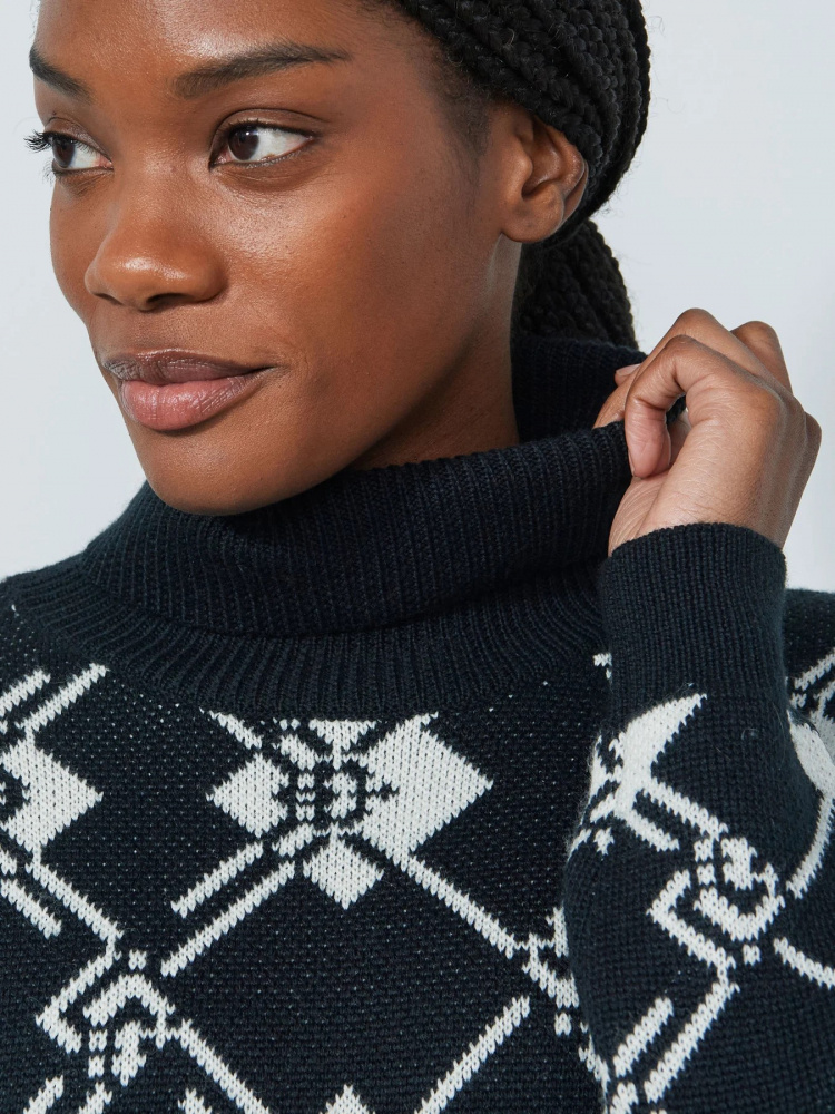 Daily Sports Acari Roll-Neck Pullover - Black