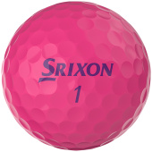 Srixon 2025 Soft Feel Lady - Passion Pink med personligt tryck Srixon 2025 Soft Feel Lady - Passion Pink med personligt tryck