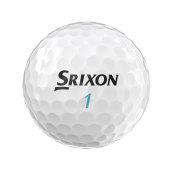 Srixon 2025 UltiSoft - White med personligt tryck Srixon 2025 UltiSoft - White med personligt tryck