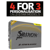 Srixon 2025 Z-Star Diamond - Tour Yellow med personligt tryck (4 dussin) Srixon 2025 Z-Star Diamond - Tour Yellow med personligt tryck (4 dussin)