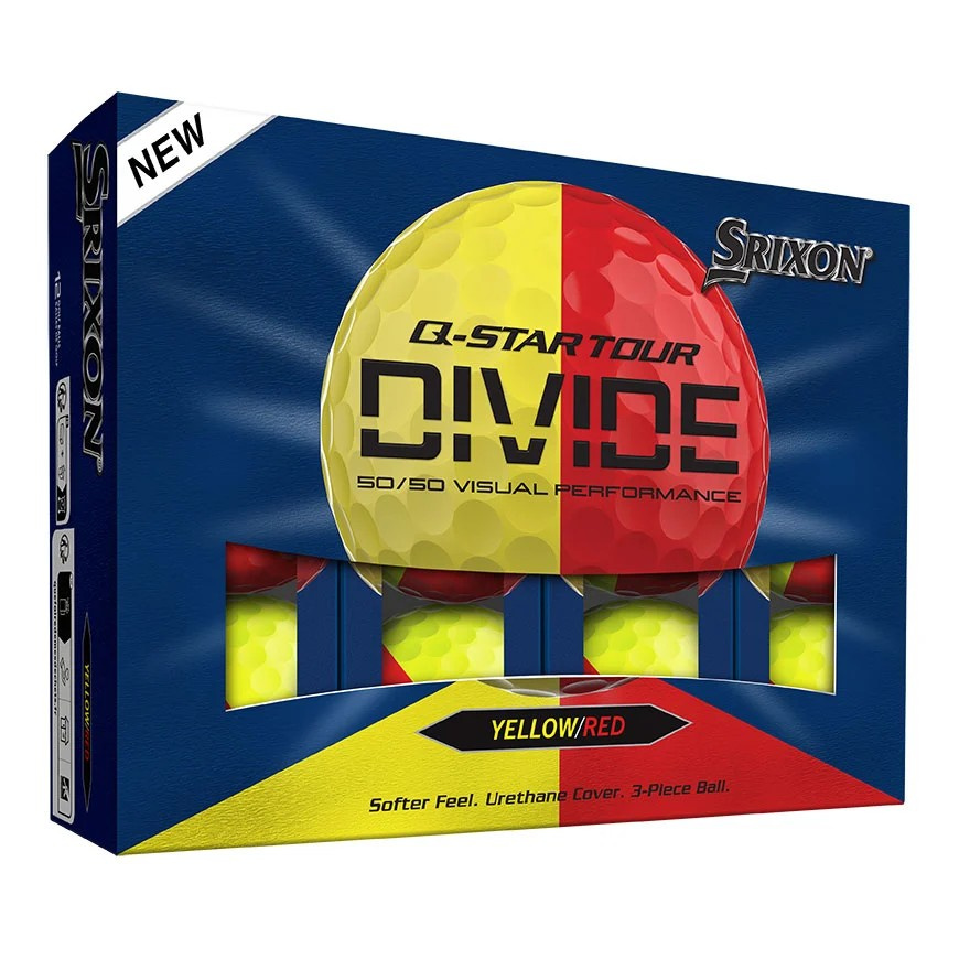 Srixon 2026 Q-Star Tour Divide - Yellow/Red