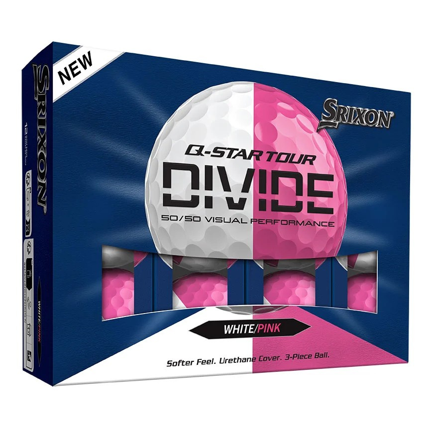 Srixon 2026 Q-Star Tour Divide - White/Pink