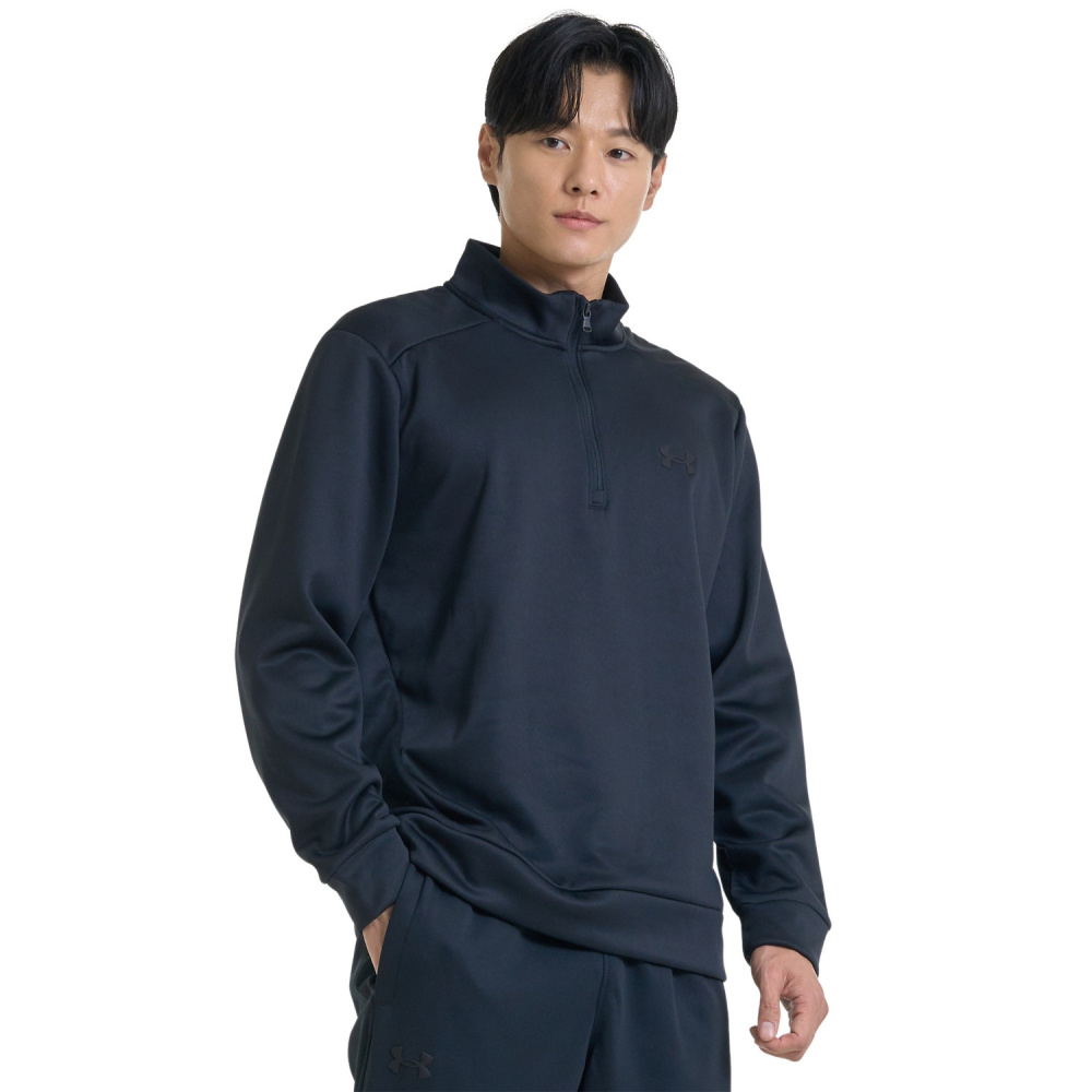 Under Armour Mens Fleece 1/4-Zip - Black