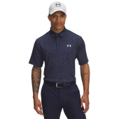 Under Armour Mens Playoff 3.0 Printed Polo - Midnight Navy/Downpour Gray/Halo Gray Under Armour Mens Playoff 3.0 Printed Polo - Midnight Navy/Downpour Gray/Halo Gray
