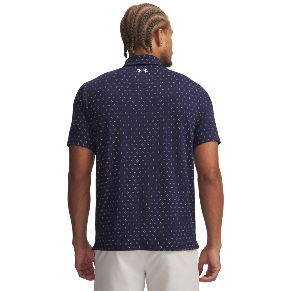 Under Armour Playoff 3.0 Printed Polo - Midnight Navy