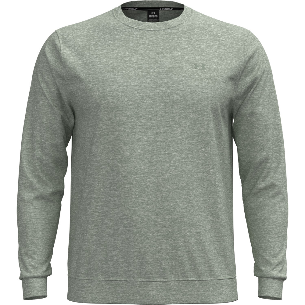 Under Armour Mens Drive Crew Neck Midlayer - Silica Green