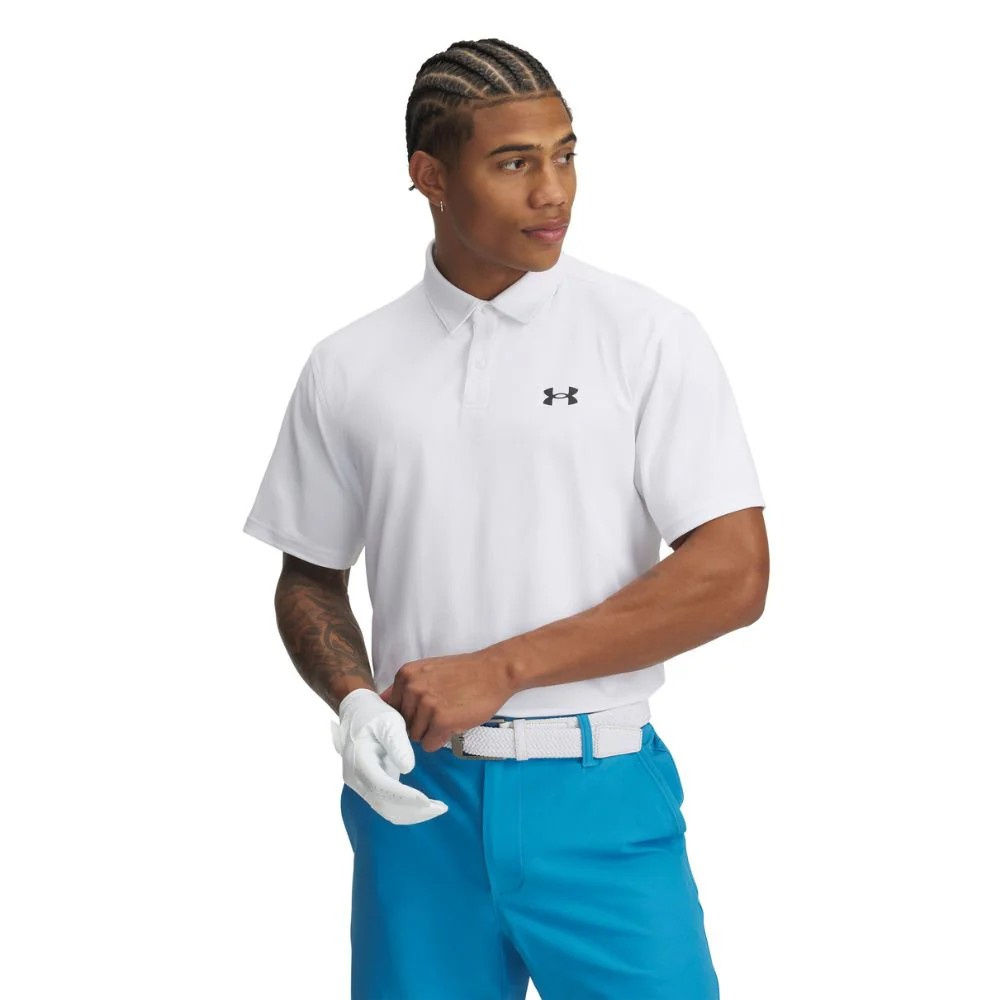 Under Armour Mens T2G Pique Polo - White