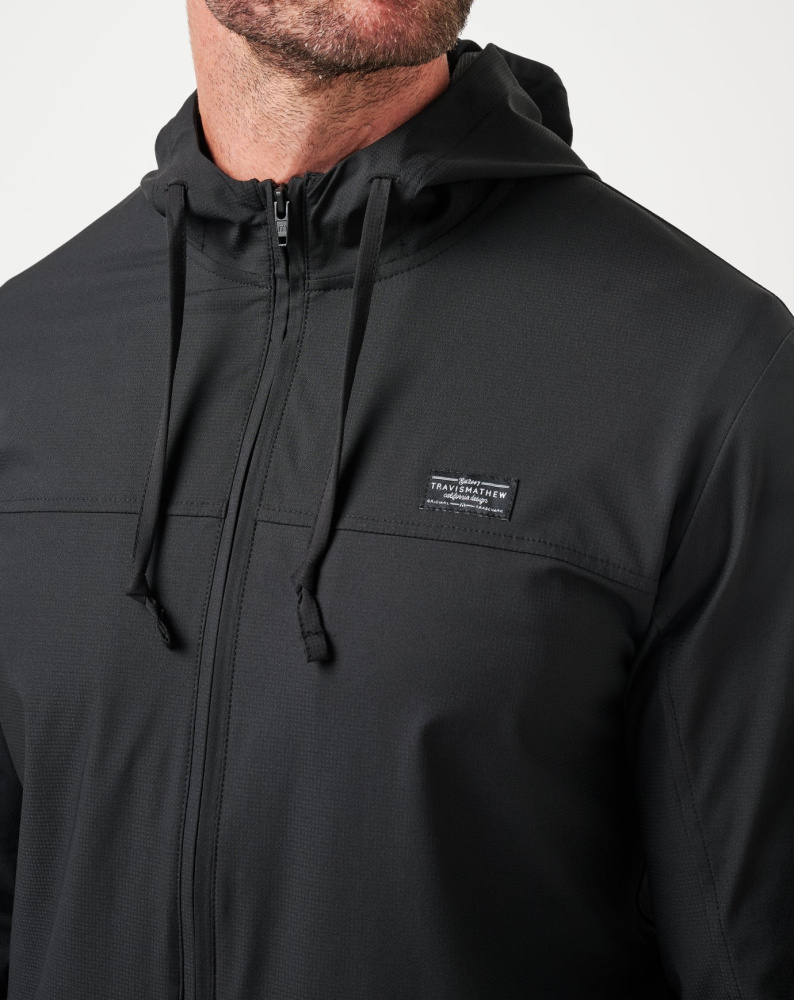 Travis Mathew Mens Wanderlust Hoodie - Black