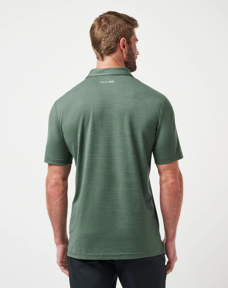 Travis Mathew Mens The Heater Polo - Balsam Green
