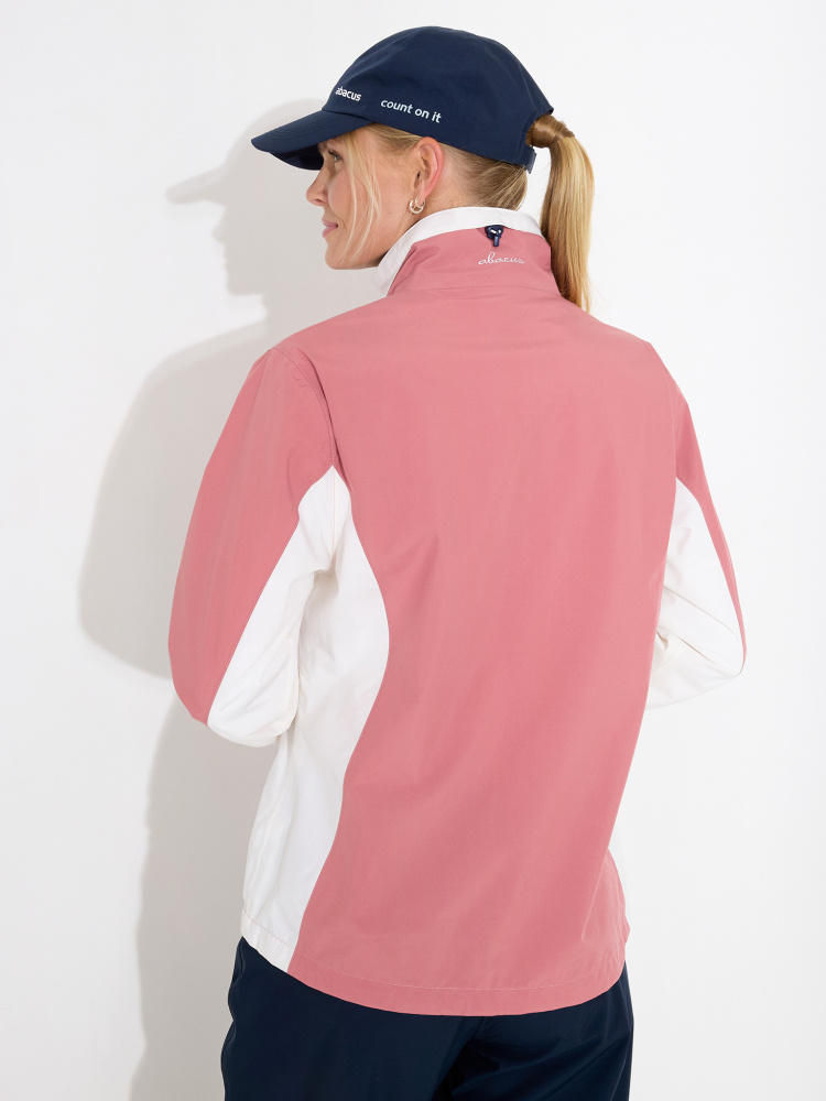 Abacus Lds Links Stretch Rain Jacket - Dusty Rose