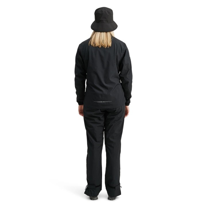 Abacus Lds Links Stretch Rainjacket - Black