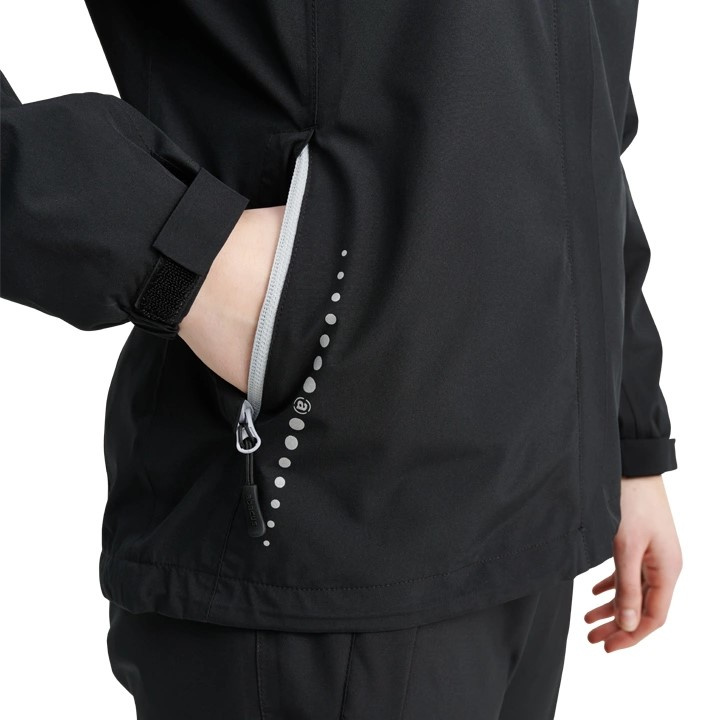 Abacus Lds Links Stretch Rainjacket - Black
