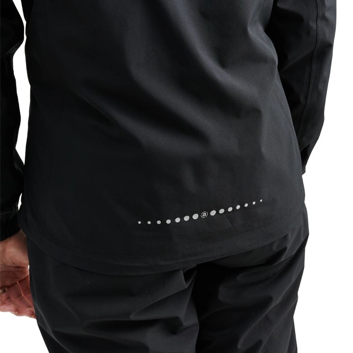 Abacus Lds Links Stretch Rainjacket - Black