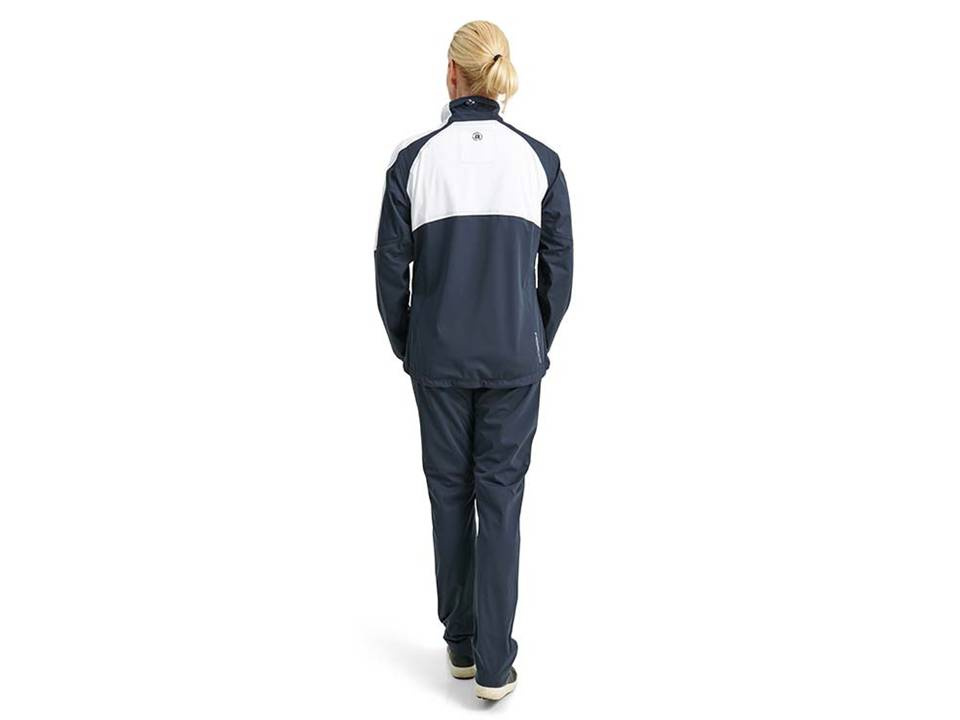 Abacus Lds Bounce Rain Jacket - Navy/White