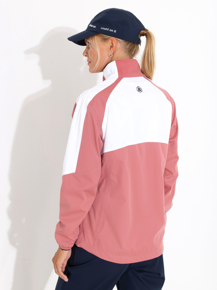 Abacus Lds Bounce Rain Jacket - Dusty Rose