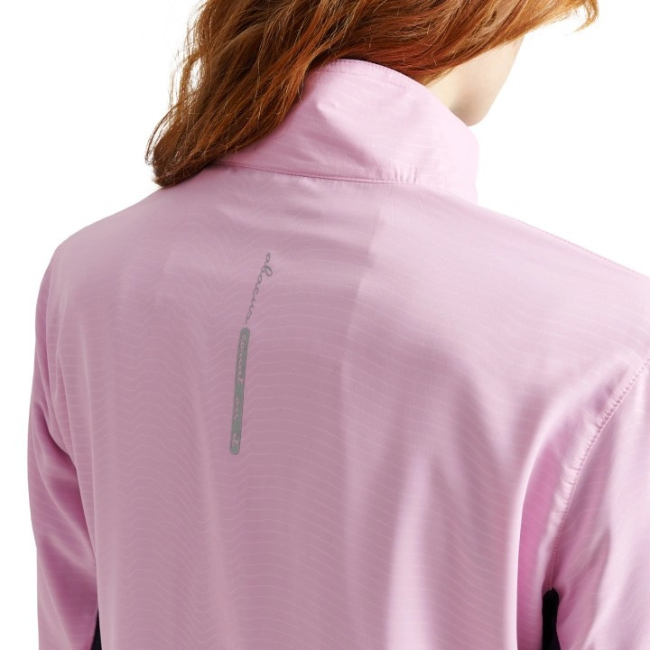 Abacus Lds Lanark Stretch Wind Jacket - Navy/Peony