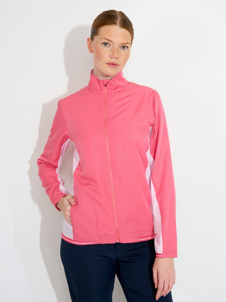 Abacus Lds Lanark Stretch Wind Jacket - Lipstick