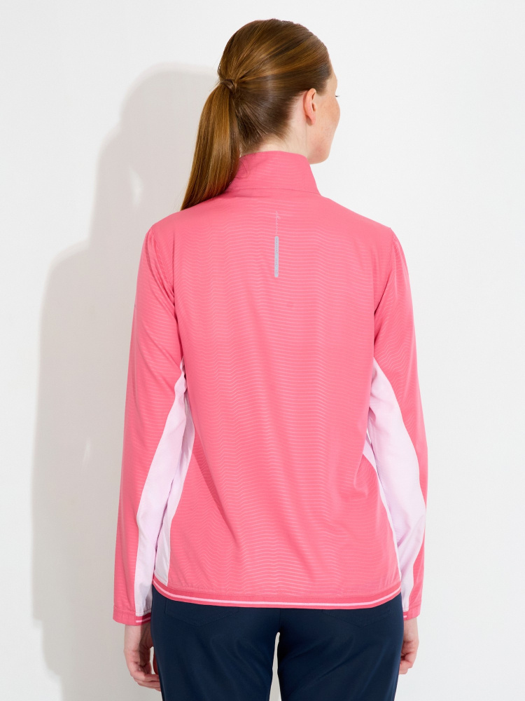 Abacus Lds Lanark Stretch Wind Jacket - Lipstick