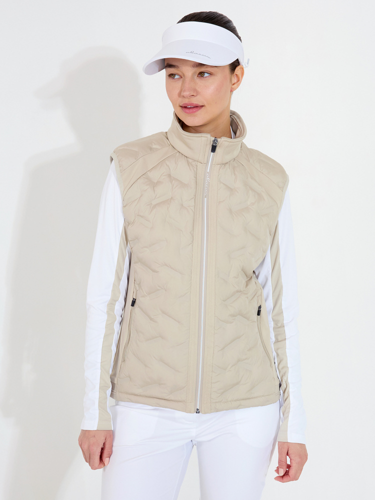Abacus Lds Portrush Hybrid Vest - Light Sand