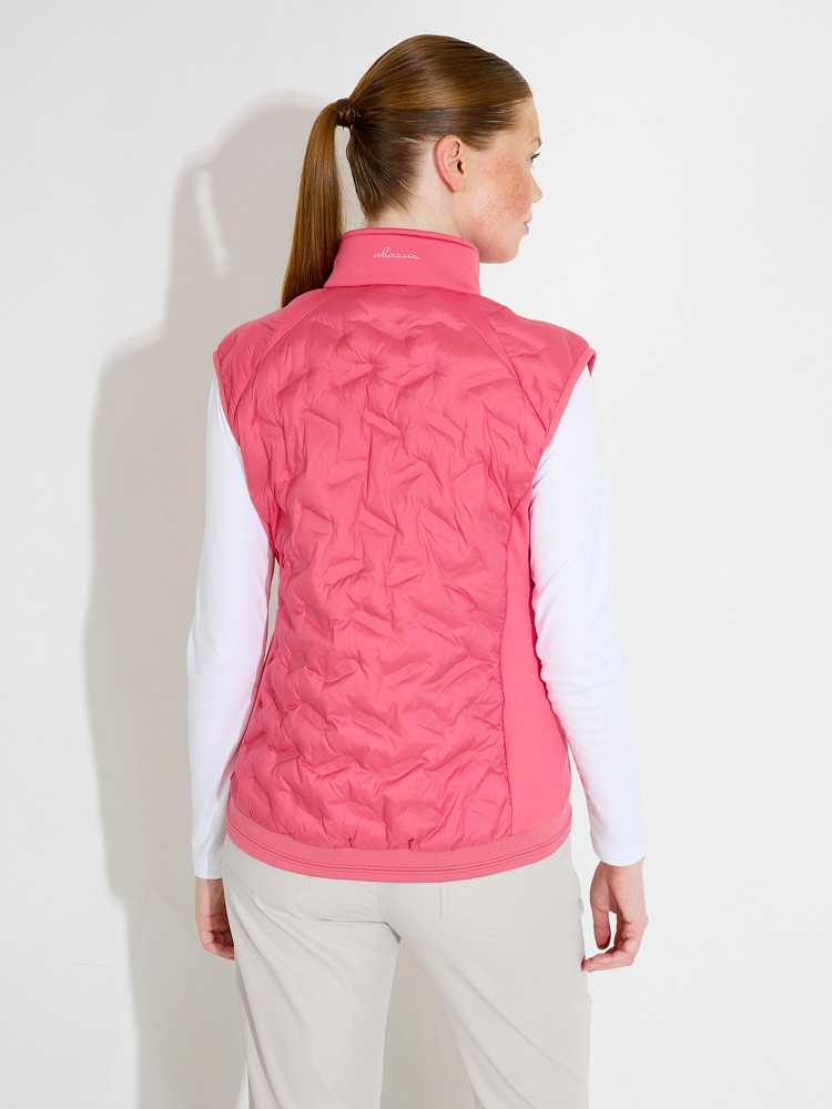 Abacus Lds Portrush Hybrid Vest - Lipstick