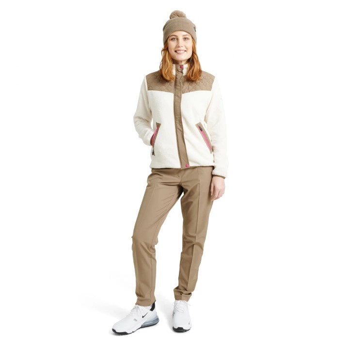 Abacus Lds Preston Pile Windjacket - Nougat