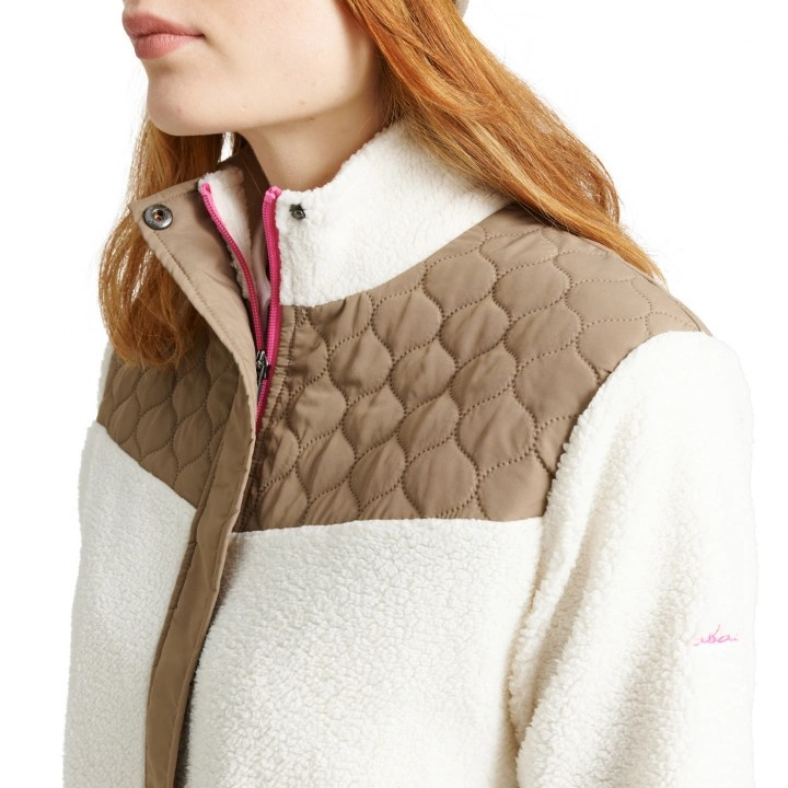 Abacus Lds Preston Pile Windjacket - Nougat