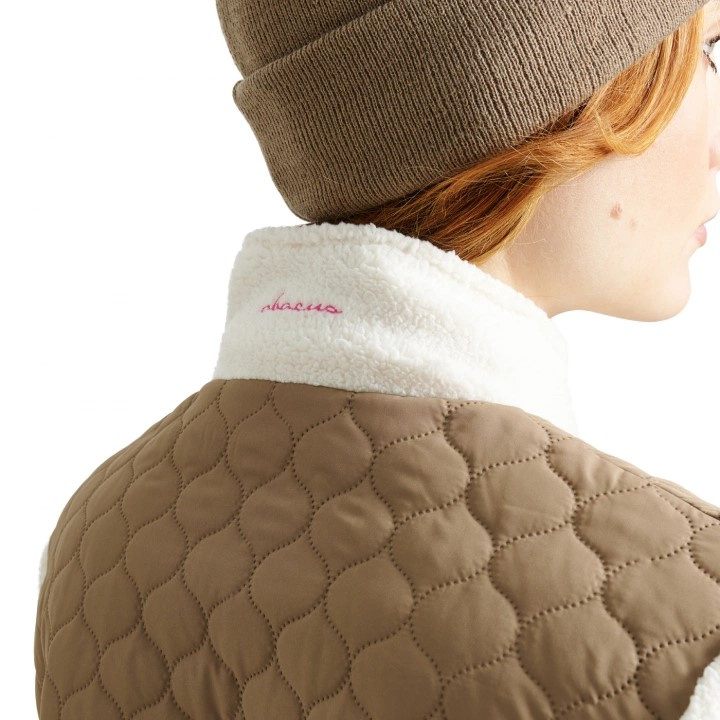 Abacus Lds Preston Pile Windjacket - Nougat