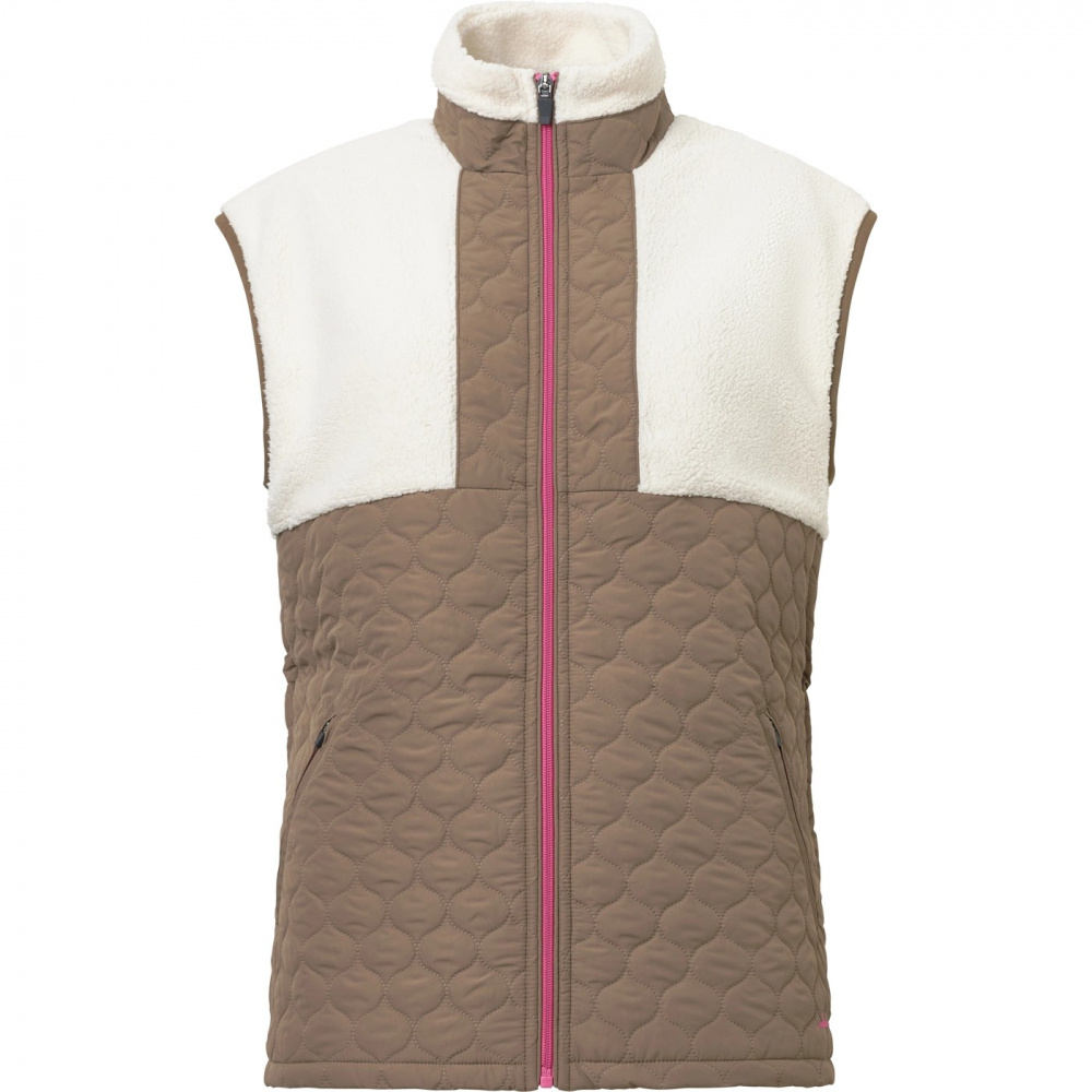 Abacus Lds Preston Pile Windvest - Nougat